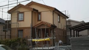 塗替え前の建物