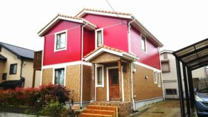 塗り替え後の建物