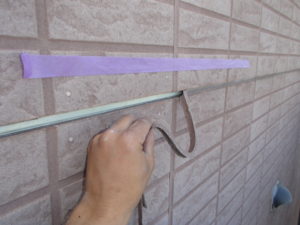 ボード目地撤去